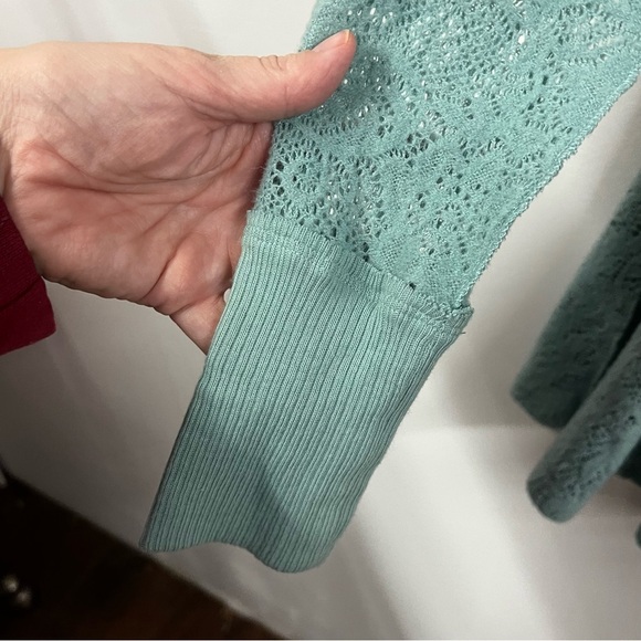 Free People Coffee in the Morning Knit Tunic Mini Dress - Picture 8 of 16